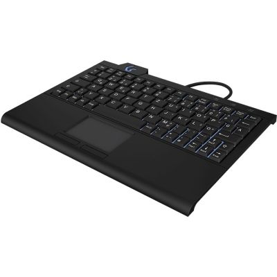 KeySonic KSK-3210ELU (DE) Keyboard Home USB QWERTZ German Black
