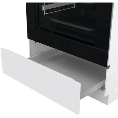 12. GORENJE GKS6C71WF gas-electric cooker 60 cm | AirFry | ExtraSteam | FrozenBake | white