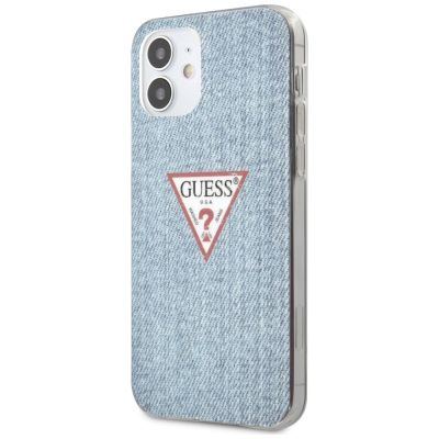 2. Guess GUHCP12SPCUJULLB iPhone 12 mini 5.4" blue/light blue hardcase Jeans Collection