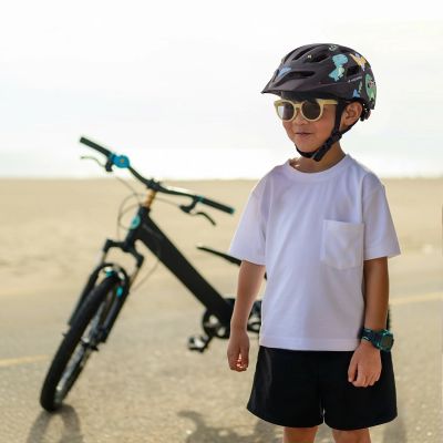 6. Wozinsky Children's MTB Bike Helmet with Detachable Visor XS - Black