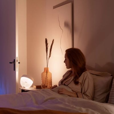 4. Philips Hue White and color ambiance Iris desk lamp