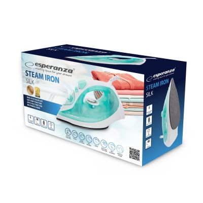 15. Esperanza SILK EHI005 steam iron (2200W; white)
