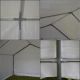 19. GARDEN GARAGE PAVILION 3.50x3.50x2.60M GRAY SASKA GARDEN