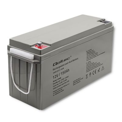 QOLTEC AGM BATTERY 12V | 150AH | MAX.2250A