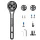 2. Rockbros FK-307W Carbon Fiber Bike Computer Mount - Black