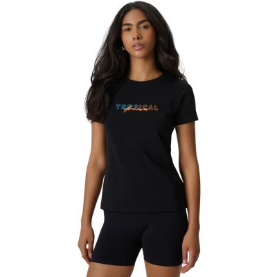 Women's T-shirt 4F F2717 deep black 4FWSS26TTSHF2717 20S