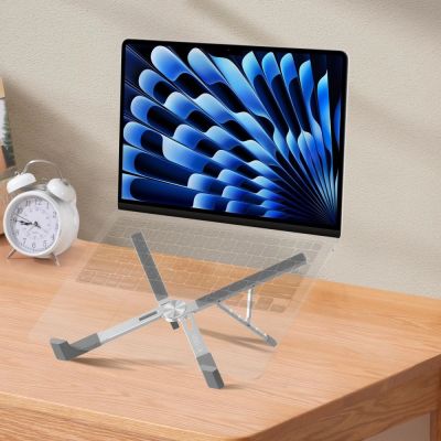 8. Tech-Protect ULS300 Laptop Stand - Silver