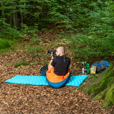 18. NILS CAMP NC2012 Sleeping Bag, Black-Navy Blue