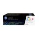 63. HP 128A 3-Pack Original LaserJet Toner Cartridges: Cyan/Magenta/Yellow