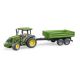 2. John Deere 5115M Tractor with Tipper Trailer 02108 BRUDER