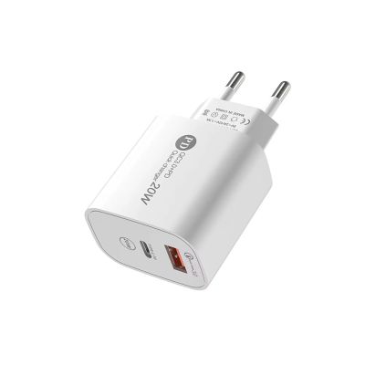 2. A6MaxL 20W USB-A USB-C wall charger with USB-C - USB-C 1m cable - white