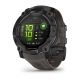 Garmin Instinct 3 – 50 mm AMOLED Black met charcoal band watch