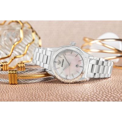 6. EMPORIO ARMANI AR11723 Three-hand Women's Watch + BOX
