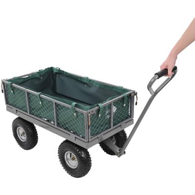 9. GARDEN TROLLEY, WHEELBAR, TRAILER 270KG