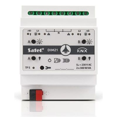 SATEL KNX 2-channel dimming actuator KNX-DIM21