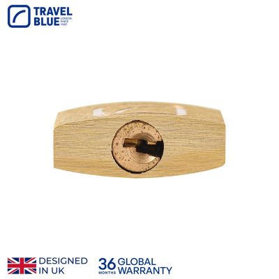 4. Travel Padlock with Key TRAVEL BLUE