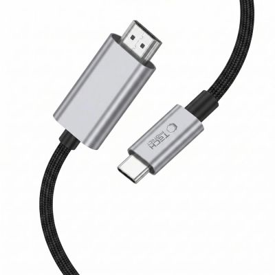 2. Tech-Protect UltraBoost USB-C to HDMI 2.1 Cable 200 cm 8K 60HZ - Gray