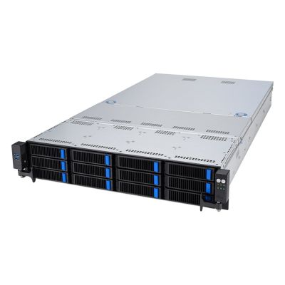 9. Asus Rack Platform (2U) RS521A-E12-RS12U AMD Epyc 9005/9004 (12x NVMe/SATA HS, 2xM.2, 2x1Gbe, IPMI, 1+1 1600W)