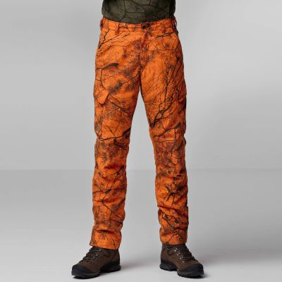 8. Fjällräven Brenner Pro Winter Trousers M Orange Multi Camo (F87322-261)