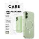 4. CARE by PanzerGlass Flagship Urban Explorer Case w. White MagSafe for iPhone 17 - Transparent