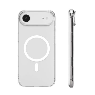 6. Puro 0.3 MAG Ultra-Slim TPU Case Compatible with MagSafe for iPhone 17 Air - Transparent