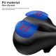 6. Rockbros AQ-6090B bicycle saddle - black and blue
