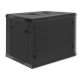 3. 19" 9U 600 x 500 x 600 black wall-mounted rack cabinet