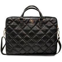 Guess 4G Quilted bag for a 16" laptop - black