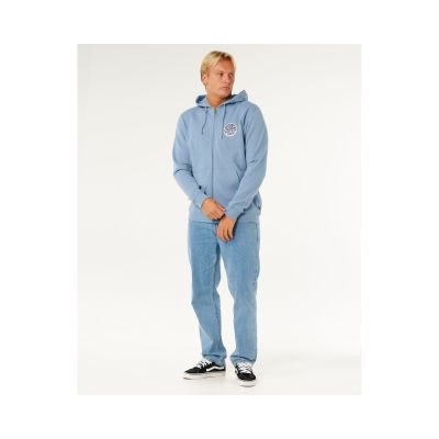 4. RIP CURL Wettie Passage Icon Zip Thru Men's Sweatshirt Blue