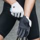 4. Rockbros sports gloves full spring-summer size S - white and black