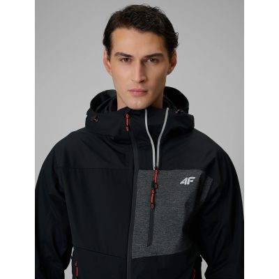 5. Windproof softshell jacket 4F PRO 10000 membrane men's 4F 4FWSS26TSOFM541-20S