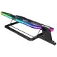 6. Rampage GLACIERS50 Gaming Cooling Pad for 14-17" Laptops, 2600RPM, Black