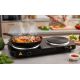 13. ESPERANZA ELECTRIC COOKER YELLOWSTONE 1500W + 1000W BLACK EKH014K