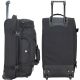 4. PREMIUM TROLLEY TRAVEL BAG T5607-0 BLACK SEMI LINE