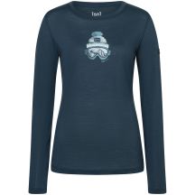 Women's Long-Sleeve Shirt SUPER.NATURAL W Gogeanie LS Navy Blue