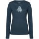 Women's Long-Sleeve Shirt SUPER.NATURAL W Gogeanie LS Navy Blue