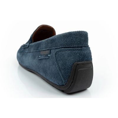 5. Wrangler men's shoes Maifield Suede moccasins, navy blue