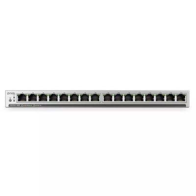Zyxel GS1100-16EP-EU0101F Switch, 16-port PoE 135W (PoE+:16;), Unmanaged, Fanless, Slim