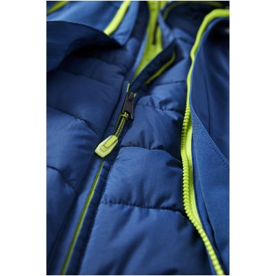 Men’s Killtec KOW 26 ski jacket with detachable hood and zip fastening, blue