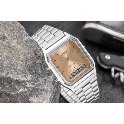 4. Women's watch CASIO AQ-230A-4AMQYDF + BOX