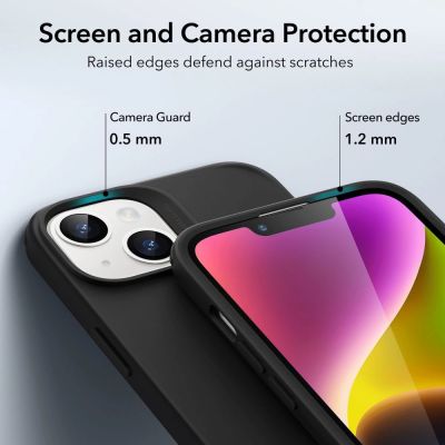 7. ESR Classic Hybrid Halolock MagSafe iPhone 14 Plus Case - Black