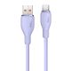 2. Baseus Pudding 100W USB-A - USB-C Cable 2m - Purple