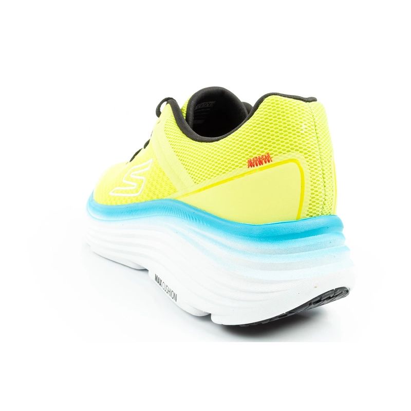 5. Skechers Max Cushioning Men's Lightweight Lime Running Shoes