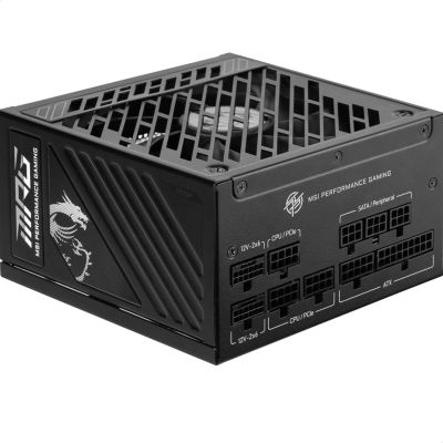 14. MSI MPG A850GS 850W PCIE5 80+ Gold ATX 3.1 Power Supply