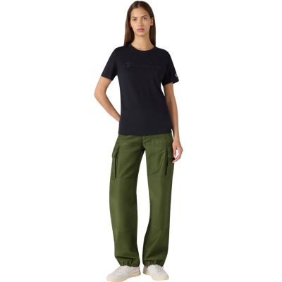 5. Champion Women's Short Sleeve T-shirt Black 119125 KK001