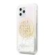 2. Guess GUHCN58LGIRGP iPhone 11 Pro hard case Gradient Liquid Glitter Circle Logo