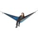 6. TOURIST HAMMOCK FOR 2 PEOPLE 270X140CM WITH MOSQUITO NET BLUE