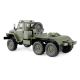 6. Amewi Ural B36 6WD Military Truck with Lowbed Trailer 1:16 RTR Green