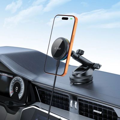 14. Tech-Protect V9 MagSafe 25W Qi 2.2 Car Charger - Black