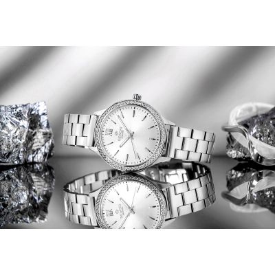 7. Giewont Sapphire Silver Women's Watch GW1140-B1